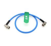 HangTon 4K60 12G 6G 3G Bnc Sdi Câble Coaxial Vidéo Canare Lv - 61S 75 ohm, Câble Vidéo Blindé Souple 30cm Pour Caméra Arri Red Smallhd Moniteur 30cm