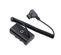 HangTon Adaptateur d'alimentation DC pour caméra D-tap NP-F970 F570 F550 pour Atomos Shogun Inferno Ninja (spirale de 60 cm)