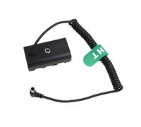 HangTon Adaptateur de recharge Batterie factice CC vers NP-F970 F750 F550 pour moniteur Sony Atomos Shinobi Shogun Inferno Ninja