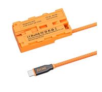 HangTon Batterie factice 9 V PD USB-C vers NP-F970 570 550 pour moniteur Feelworld Viltrox Portkeys Atomos, émetteurs vidéo sans fil, Catch Light, BMPCC 6K Pro, 60 cm