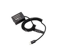 HangTon Batterie factice QC PD 9 V USB-C pour appareil photo Panasonic G5 G7 G80 G99 FZ2500 FZ300 Sigma FP DMW-DCC8 DMW-BLC12