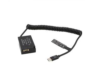 HangTon Batterie factice USB C vers LP-E17 pour appareil photo Canon EOS R8 R10 RP T6s T6i T7i X8i SL2 800D 9000D 9000D 9 V/12 V PD DR-E18