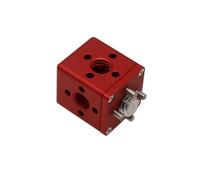 HangTon Bloc adaptateur d'extension de montage de verrouillage de filetage de 9,5 mm pour poignée ARRI Sony RED appareil photo moniteur Focus moteur Teradek système sans fil rouge carré