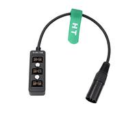 HangTon Bloc - Batterie 12V XLR 4 - Pin Power shunt to D - Tap 3 - Port Three - Wheel hub Adapter Converter 12in