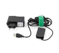 HangTon Bloc d'alimentation pour batterie factice EN-EL20 EP-5C pour appareil photo Nikon 1J3 Coolpix P1000