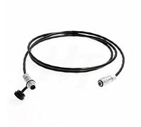 HangTon BMPCC 4K 6K Pro Weipu Câble d'extension d'alimentation 2 broches mâle vers femelle pour caméra Blackmagic Design Pocket Cinema (50 cm)