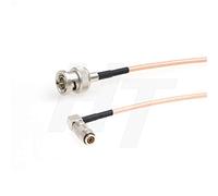 HangTon Câble adaptateur coaxial Mini SDI vers SDI 75 ohm pour Blackmagic Camera Video Assist Monitor (30 cm, angle droit DIN 1.0/2.3 vers BNC 316D)