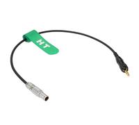 HangTon Câble audio pour caméra ARRI Alexa 35, Mini LF, récepteur Sennheiser EK500 G4 Sony UWP D21 URX Deity, verrouillage TRS 3,5 mm vers Lemo 6 broches, 60 cm