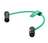 HangTon Câble audio pour enregistreur, mixeur, microphone, haut-parleur, appareil sonore, mixpre 10 II, Zoom, F8n, Zaxcom, Sony Canon, appareil photo, XLR 3 broches mâle vers femelle, profil bas à