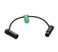 HangTon Câble audio pour enregistreur, mixeur, microphone, haut-parleur, appareil sonore, mixpre 10 II, Zoom, F8n, Zaxcom, Sony Canon, appareil photo, XLR 3 broches mâle vers femelle, profil bas à