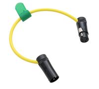 HangTon Câble audio pour enregistreur, mixeur, microphone, haut-parleur, appareil sonore, mixpre 10 II, Zoom, F8n, Zaxcom, Sony Canon, appareil photo, XLR 3 broches mâle vers femelle, profil bas à