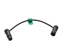 HangTon Câble audio pour enregistreur, mixeur, microphone, haut-parleur, appareils sonores, Mixpre 10 II Zoom F8n, Zaxcom, appareil photo Sony Canon, XLR 3 broches mâle vers femelle, angle droit bas