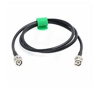 HangTon Câble BNC mâle vers BNC mâle 12G 6G SDI RG223 RF coaxial 50 Ohm Double blindage Faible perte de signal pour GPS LAN/WAN Data Video (60 cm)