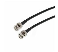 HangTon Câble BNC mâle vers BNC mâle 6G HD SDI RG223 RF coaxial 50 Ohm Double blindage Faible perte de signal pour GPS LAN/WAN Data Video (1,5 m)