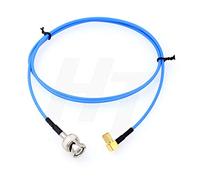 HangTon Câble BNC vers Microdot 10-32 pour accéléromètre transducteur acoustique Test de vibration (1 m, angle)