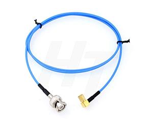 HangTon Câble BNC vers Microdot 10-32 pour accéléromètre transducteur acoustique Test de vibration (1 m, angle)