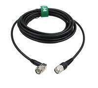 HangTon Câble coaxial blindé antenne GPS radio 50 Ohm TNC vers TNC à angle droit RF faible perte RG223 3 m