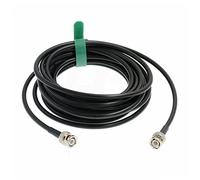 HangTon Câble coaxial BNC mâle vers BNC mâle SDI RG223 RF 50 Ohm Double blindage Faible perte de signal pour GPS LAN/WAN Data Video (6 m)