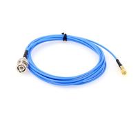 HangTon Câble coaxial BNC vers Microdot 10-32 UNF pour accéléromètre, transducteur, test de vibration acoustique, 5 m
