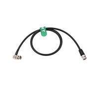 HangTon Câble Coaxial Vidéo Hd Sdi 12G 4K 60P Bnc Mâle À Bnc Mâle À Angle Droit, Canare Lv-61S 75 Ohm 30cm