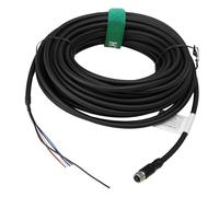 HangTon Câble d'actionneur de capteur M8 4 broches femelle pour Leuze Balluff Turck Sick Omron Industrial Automation Control Field Device Switch, PVC blindé, 25 m