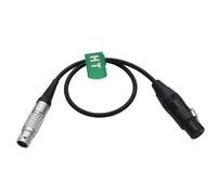 HangTon Câble d'alimentation 12 V pour appareil photo Panasonic Tiffen Steadicam M2 Ultra vers Sony Canon C500 MKII C300 MK3 C700 C400 Panasonic 2B 3 broches vers XLR 4 broches femelle 45 cm