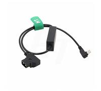 HangTon Câble d'alimentation 65 W 5 V 3 A P-TAP D-Tap vers USB Type C Charge rapide 61 cm pour téléphone, tablette, ordinateur portable, mixeur, enregistreur SDI Convertisseur sans fil