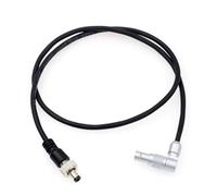 HangTon Câble d'alimentation CC rotatif à angle droit 2 broches pour caméra Z CAM E2-F6 et Alexa vers Atomos Shogun Flame Monitor