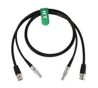 HangTon Câble d'alimentation combiné 4K 12G SDI pour caméra ARRI vers SmallHD Cine 5 7, 503 703 Ultrabright, moniteur à boulon 703, 2 broches vers 2 broches, BNC, 1 m