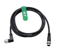 HangTon Câble d'alimentation coudé à angle droit M12 5 broches mâle vers 5 broches femelle pour actionneur industriel capteur CAN Bus Control Automation Device Network DeviceNet IO Link Profibus 2 m