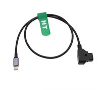 HangTon Câble d'alimentation D-Tap vers USB Type C 14,8 V 61 cm pour appareil photo SDI/HDMI Convertisseur Tilta Nucleus Nano II sans fil Focus Moteur V-Mount Batterie