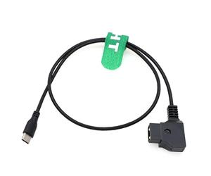 HangTon Câble d'alimentation D-Tap vers USB Type C 14,8 V 61 cm pour moteur Tilta Nucleus Nano II sans fil Focus Batterie V-Mount