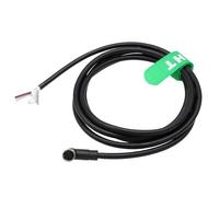 HangTon Câble d'alimentation de données M8 femelle à 4 broches à 90 degrés pour actionneur capteur bannière Baumer Turck SICK Omron Automation Control Field Device Switch Blindé PVC 2 m