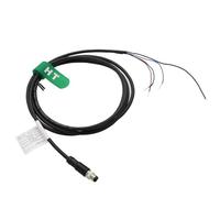 HangTon Câble d'alimentation électrique M8 3 broches mâles pour automatisation industrielle I/O - Dispositif de terrain blindé en PVC - 1 m