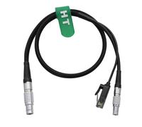 HangTon Câble d'alimentation et Ethernet pour Teradek COLR vers Panavision ARRI Alexa Mini, Mini LF, Classic, XT, SXT, LF Camera, 10 broches vers 2 broches RJ45, 60 cm