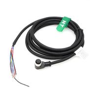 HangTon Câble d'alimentation IO 12 broches 24 V pour appareil photo Baumer Omron Microscan Cognex in Sight 7000 9000 Checker 200 4G, M12 A codé femelle coudé vers câble volant 20 m