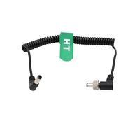 HangTon Câble d'alimentation pour moniteur SmallHD Atomos Ninja V Hollyland Mars 400s Cosmo Blackmagic Video Assist Studio 4k PRO Aputrue 60d 60X Appareils vidéo PIX-E, angle droit DC 2,5 mm vers
