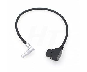 HangTon Câble d'alimentation pour Moteur Tilta Nucleus-M P-Tap D-Tap à Angle Droit Rotatif 7 Broches 60CM pour Batterie V-Plate Mount