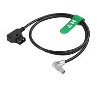 HangTon Câble d'alimentation Ptap D-tap vers prise femelle à angle droit 2 broches pour caméra Red Komodo 6K (80 cm, angle droit)