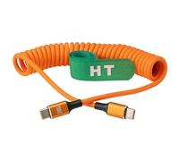 HangTon Câble d'alimentation USB C 240 W 20 V 5 A de charge rapide PD3.1, Type-C pour MacBook Pro, ordinateur portable MateBook X, iPhone 15 16 17, Samsung LG Oppo VIVO XiaoMi