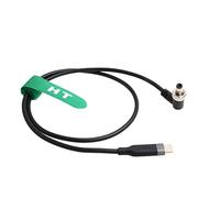 HangTon Câble d'alimentation USB C PD 12 V pour Atomos Ninja V, SmallHD 702 Touch, appareils vidéo PIX-E7 Moniteur Verrouillage DC Angle Droit 20 pouces