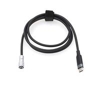 HangTon Câble d'alimentation USB C pour PD Power Bank/DJI RS2 vers Blackmagic Design BMPCC Pocket Cinema Camera 4K 6K 1 m