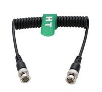 HangTon Câble de bobine 3G HD SDI BNC pour appareil photo Sony Canon ALEXA DSMC2 Blackmagic Teradek Hollyland Mars Atomos SmallHD Feelworld Portkeys Moniteur Transmission vidéo sans fil