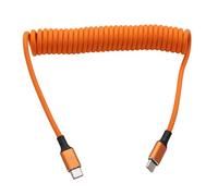 HangTon Câble de chargement rapide USB C PD 60W, CarPlay, USB-C vers Type-C pour R5 A7C FX3 G9 Camera 9V3A, iPhone 15/16 Pro Max, Samsung S24/S23, LG V30, iPad, MacBook Pro, Ordinateur portable, en