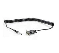 HangTon Câble de données série spiralé 0B 5 broches vers RS232 DB9 pour station Leica Total vers ordinateur PC
