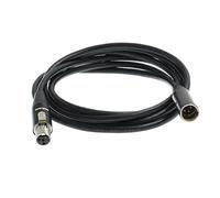 HangTon Câble d'extension adaptateur audio pour microphone Shure SM-93 WBH WL Body-Pack émetteur Mini XLR 4 broches TA4F mâle vers femelle 2 m