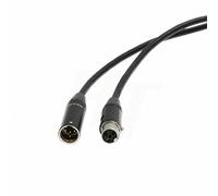 HangTon Câble d'extension adaptateur audio pour microphone Shure SM-93 WBH WL Body-Pack émetteur Mini XLR 4 broches TA4F mâle vers femelle (1,5)