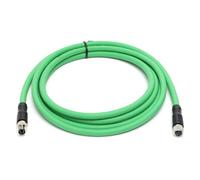 HangTon Câble d'extension EtherCAT M8 mâle femelle à 4 broches pour capteur d'actionneur Beckhoff EtherNet Profinet Fieldbus Contrôle de l'automatisation industrielle, code A, blindage PUR, 8 m