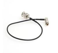 HangTon Câble DIN 1.0/2.3 vers BNC 3G SDI pour Blackmagic Camera Video Assist Monitor Hyperdeck Shuttle RG174/U 75 ohm (60 cm, DIN 1.0/2.3 vers BNC mâle)