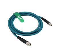 HangTon Câble Ethernet Cat7e pour caméra industrielle Cognex M12 8 broches à codage X vers 8 positions à codage X 3M